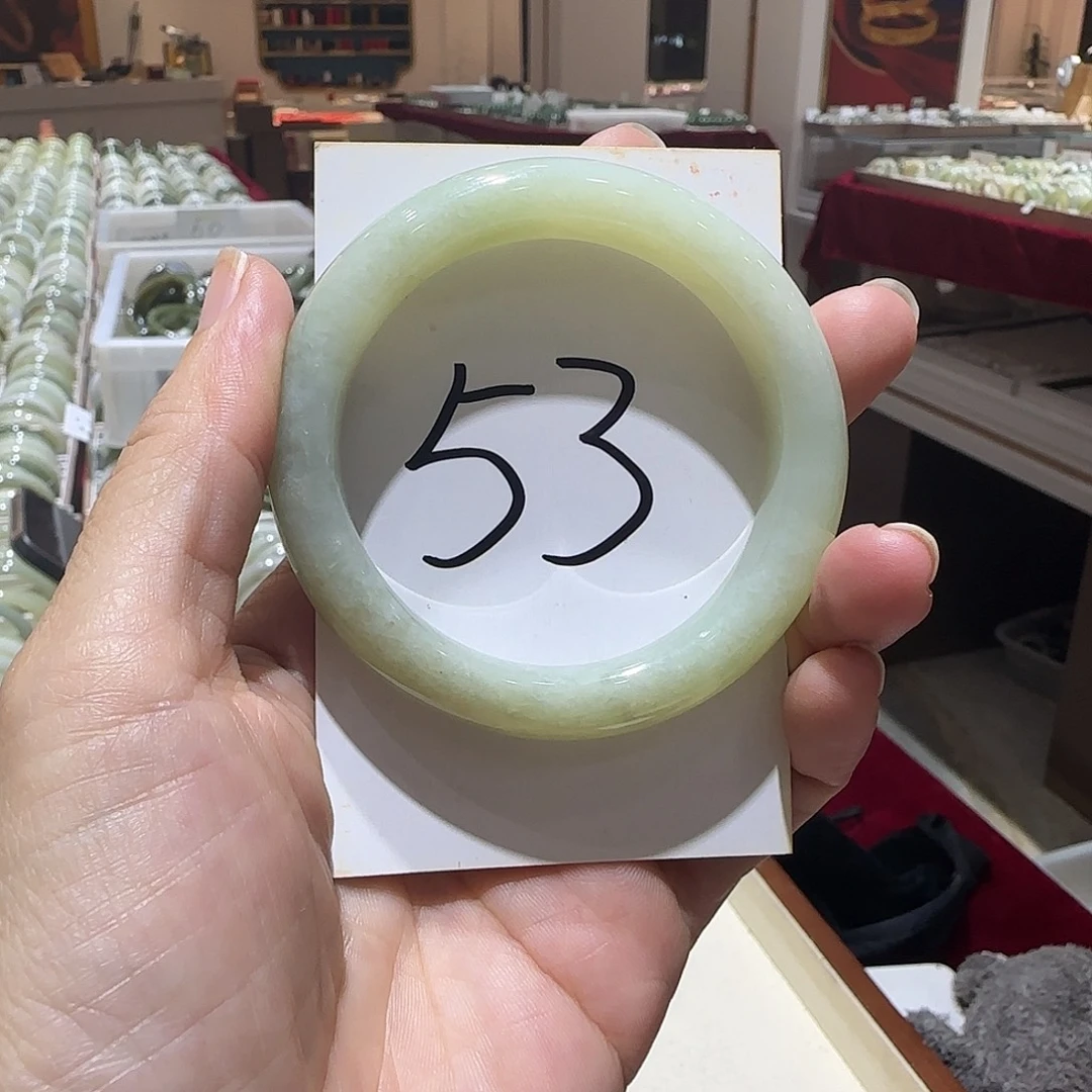 和田玉未镶嵌手镯722