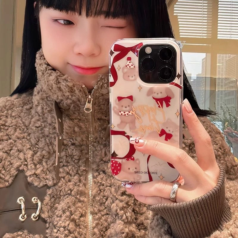 适用苹果15手机壳12/13/14ProMax卡通iPhone16/INS风15Plus网红xr