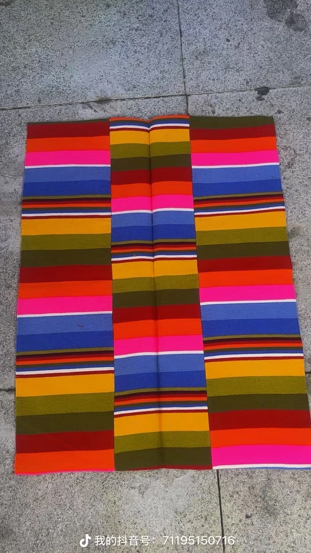 新款藏式围裙帮典羊毛机器纺织