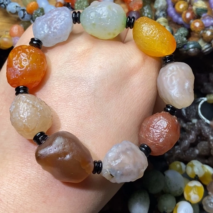 玛瑙/玉髓合金手链