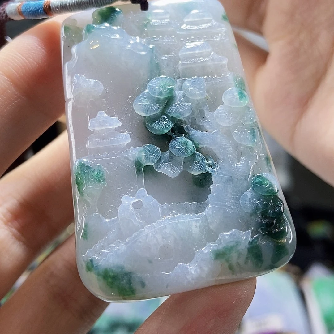 颈饰未镶嵌翡翠翡翠