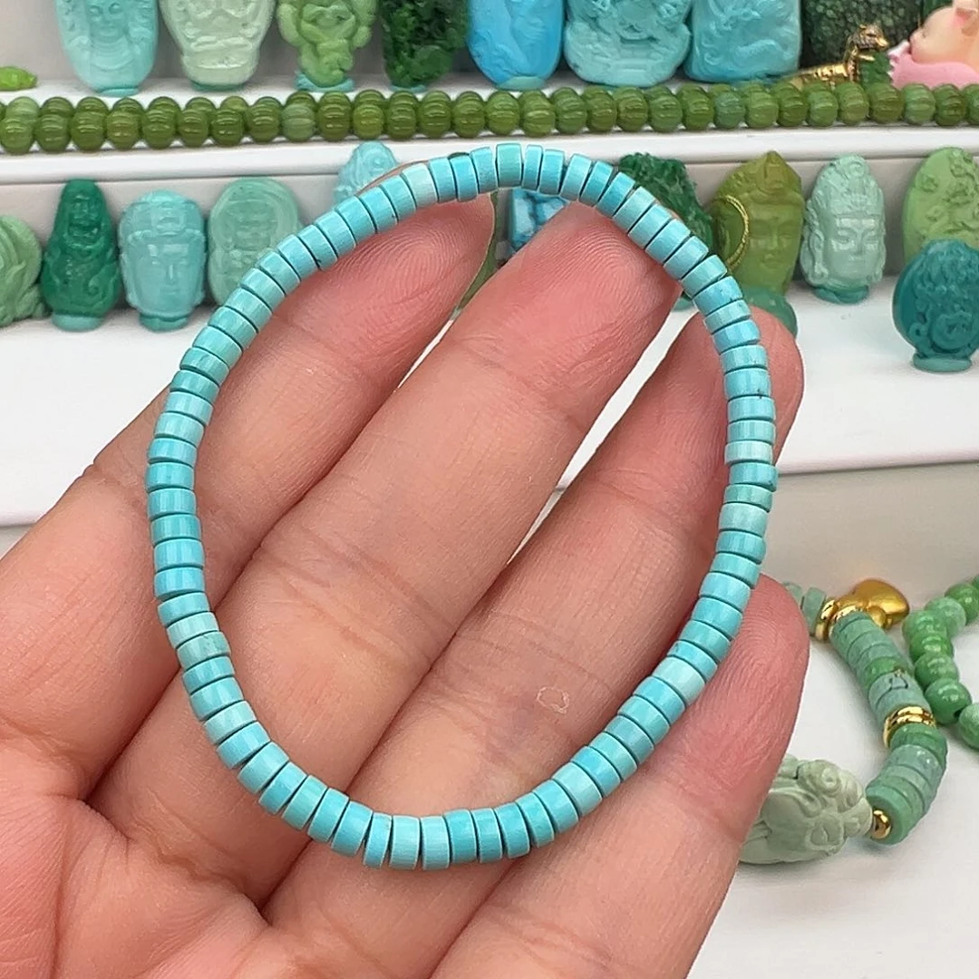 绿松石未镶嵌吊坠(不含链)