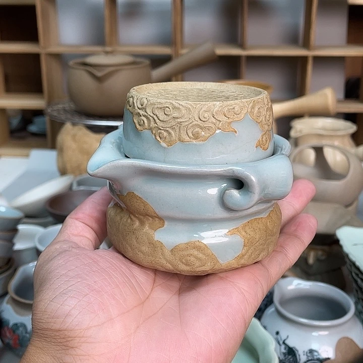 壶老段烧陶瓷茶器