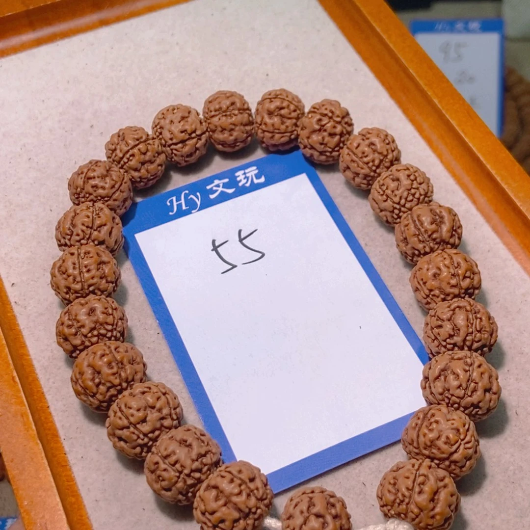 郑***光手串金刚菩提55古树龙珠16