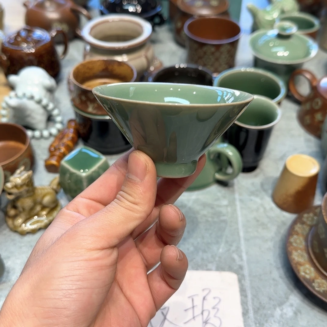 小金茶具青瓷茶器