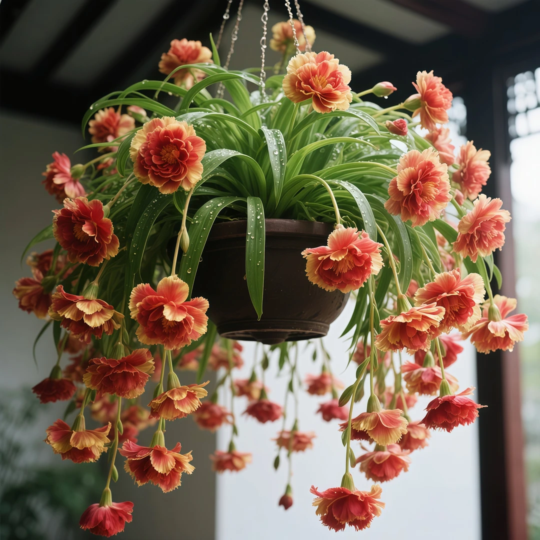 【驱蚊驱虫】四季开花青叶吊兰浓香大花香水吊兰花卉绿植室内外庭院