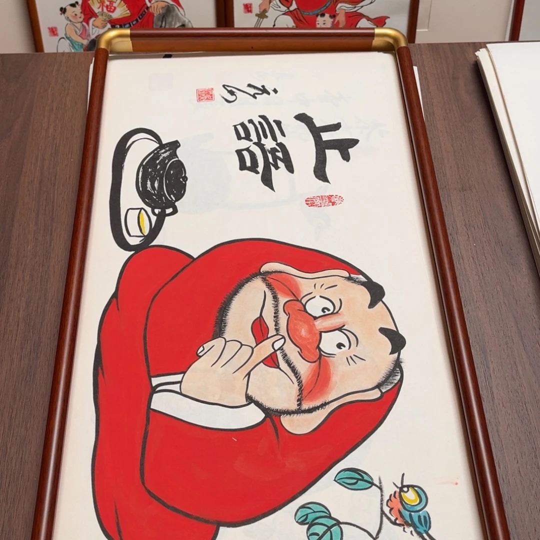 国画纯手绘禅意画作品