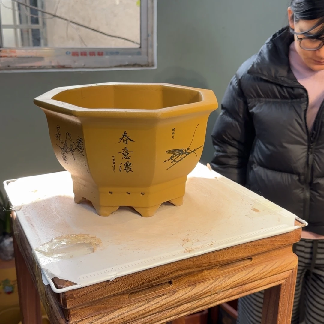 紫砂花盆紫砂口径27