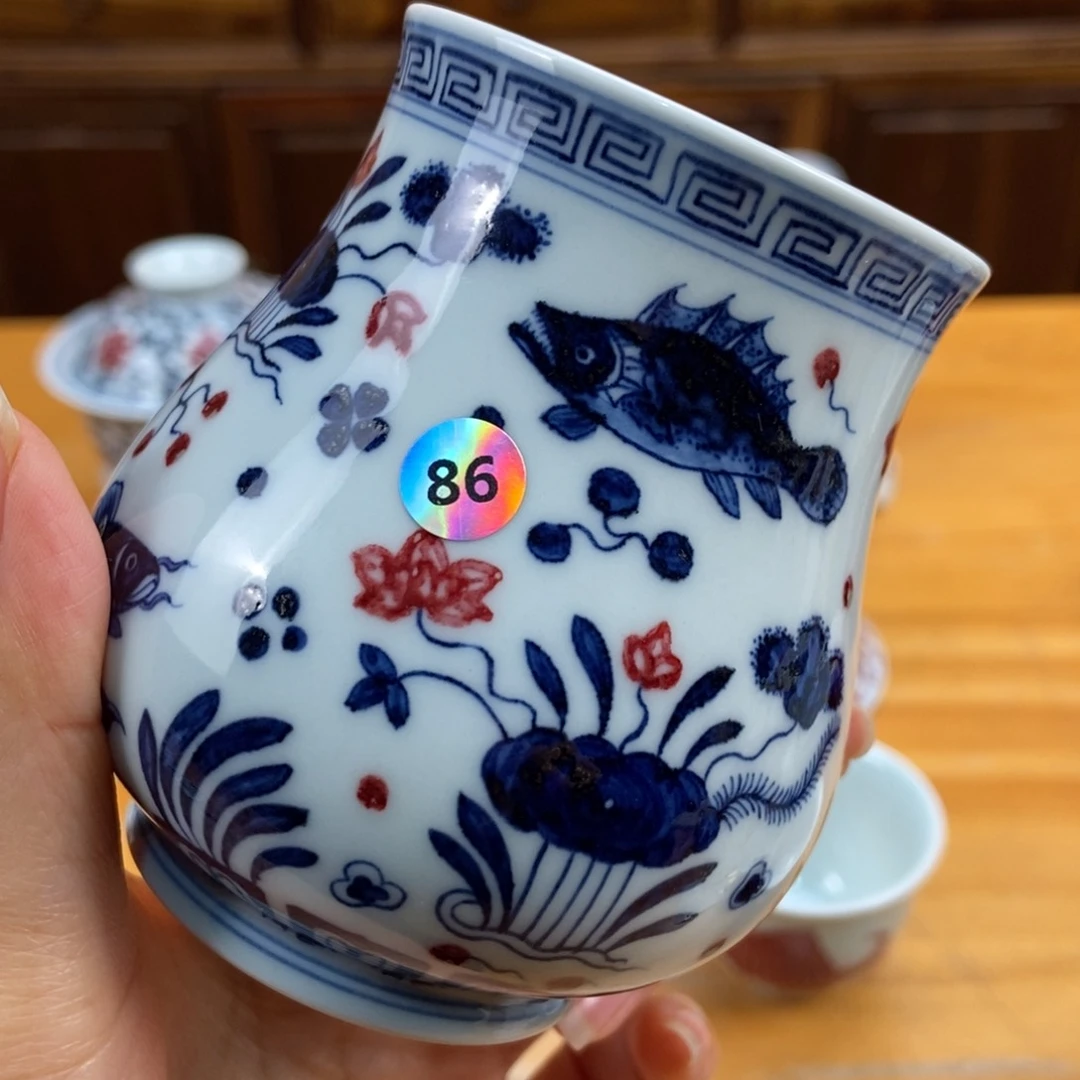 手绘现代现代茶具非古董骏*