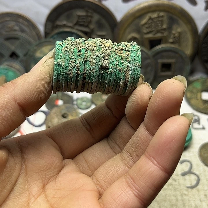 天***宁锌合金文创工艺品复古铜摆件筒子