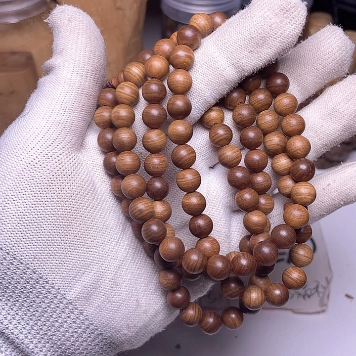 檀香木无事牌檀香木0.8/108横纹虎皮沉水微暇