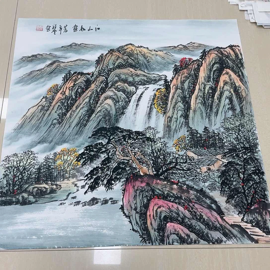 国画国画作品展，国画^_^