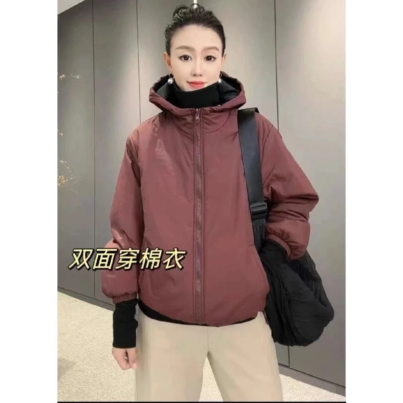 （运费补贴）2024新款休闲省心穿搭简约百搭双面穿雅丹撞色防风连