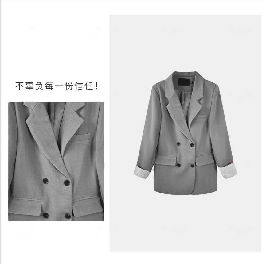 高级感西装外套女小个子2025春季设计感新款韩版宽松休闲西服
