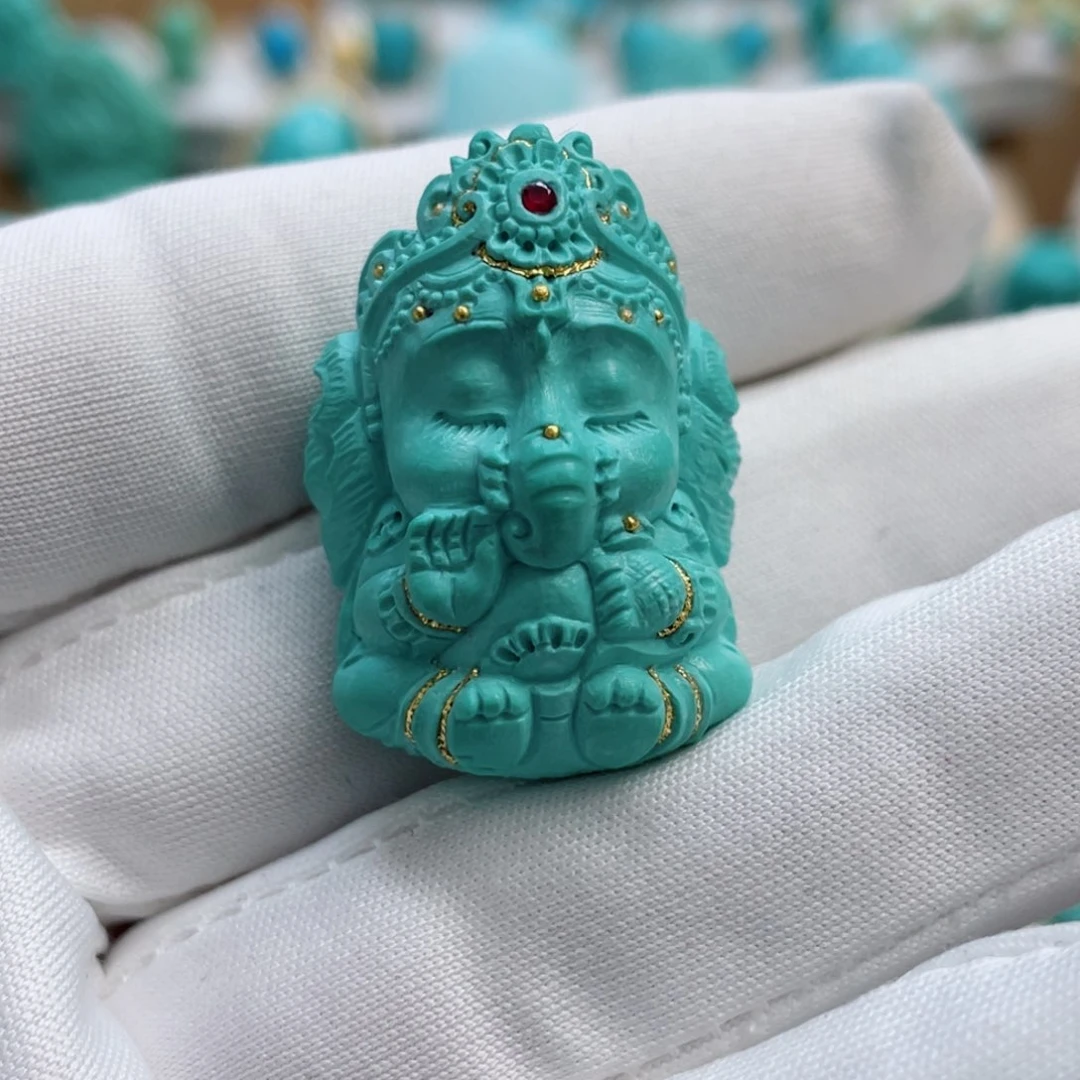 绿松石珠宝奇石未镶嵌