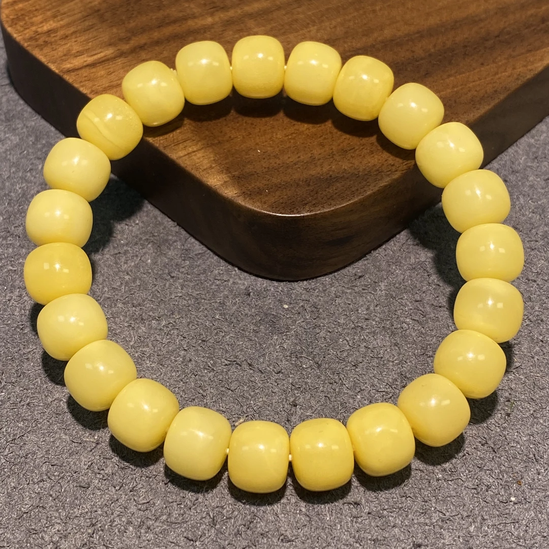 【亿轩珠宝】ZX120602俄料蜜蜡老型单圈素串10mm+