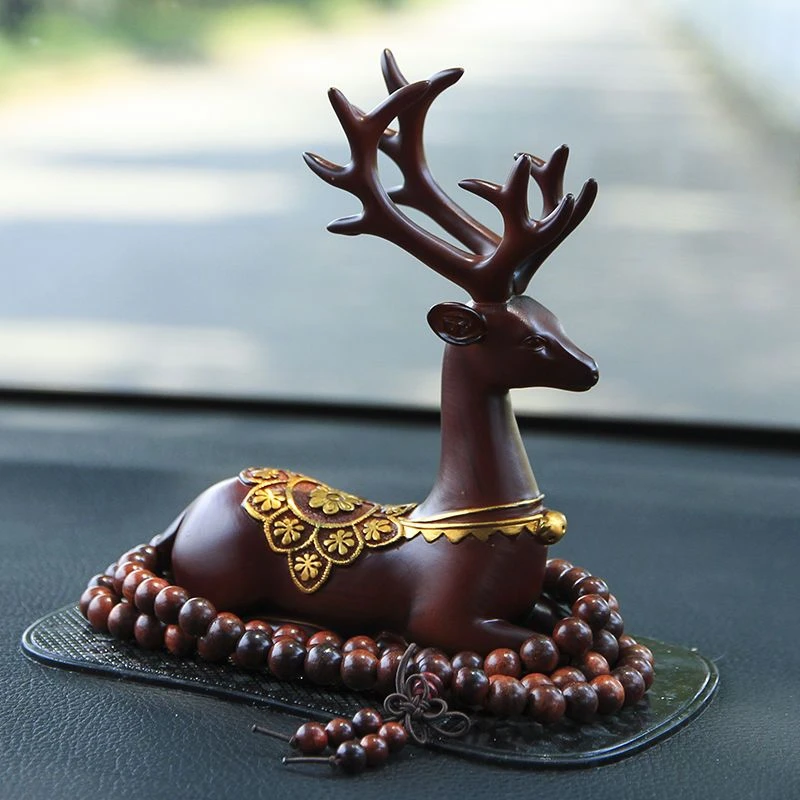 新疆包邮车内饰装饰品车摆件车前摆件一路平安礼品车载男士摆饰鹿