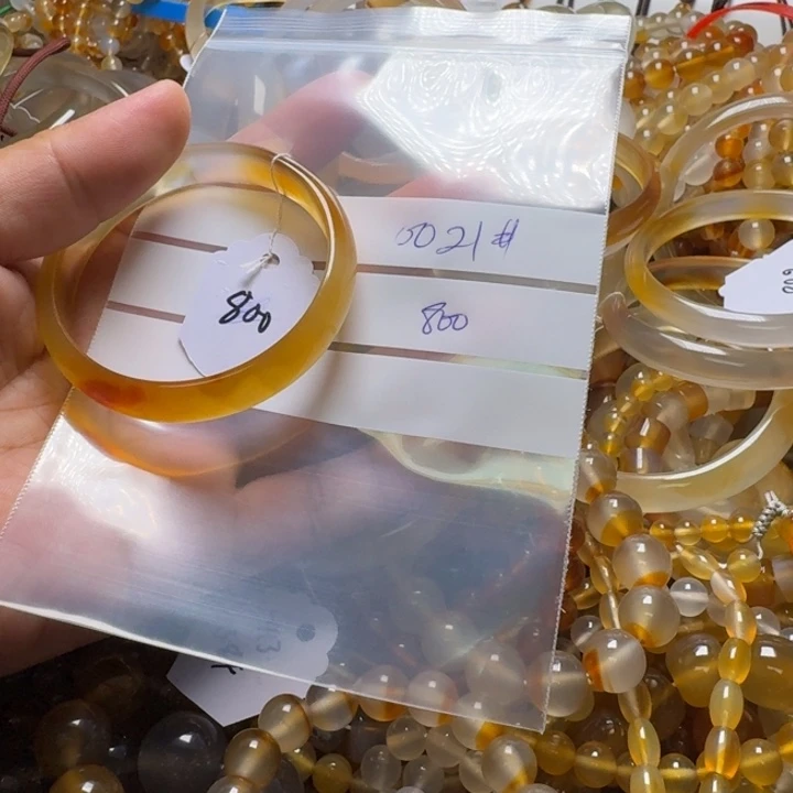 依***静玛瑙/玉髓颈饰未镶嵌0021