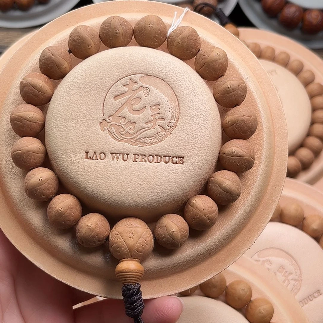 凤眼菩提手串A****子精品13mm奶油皮高密度