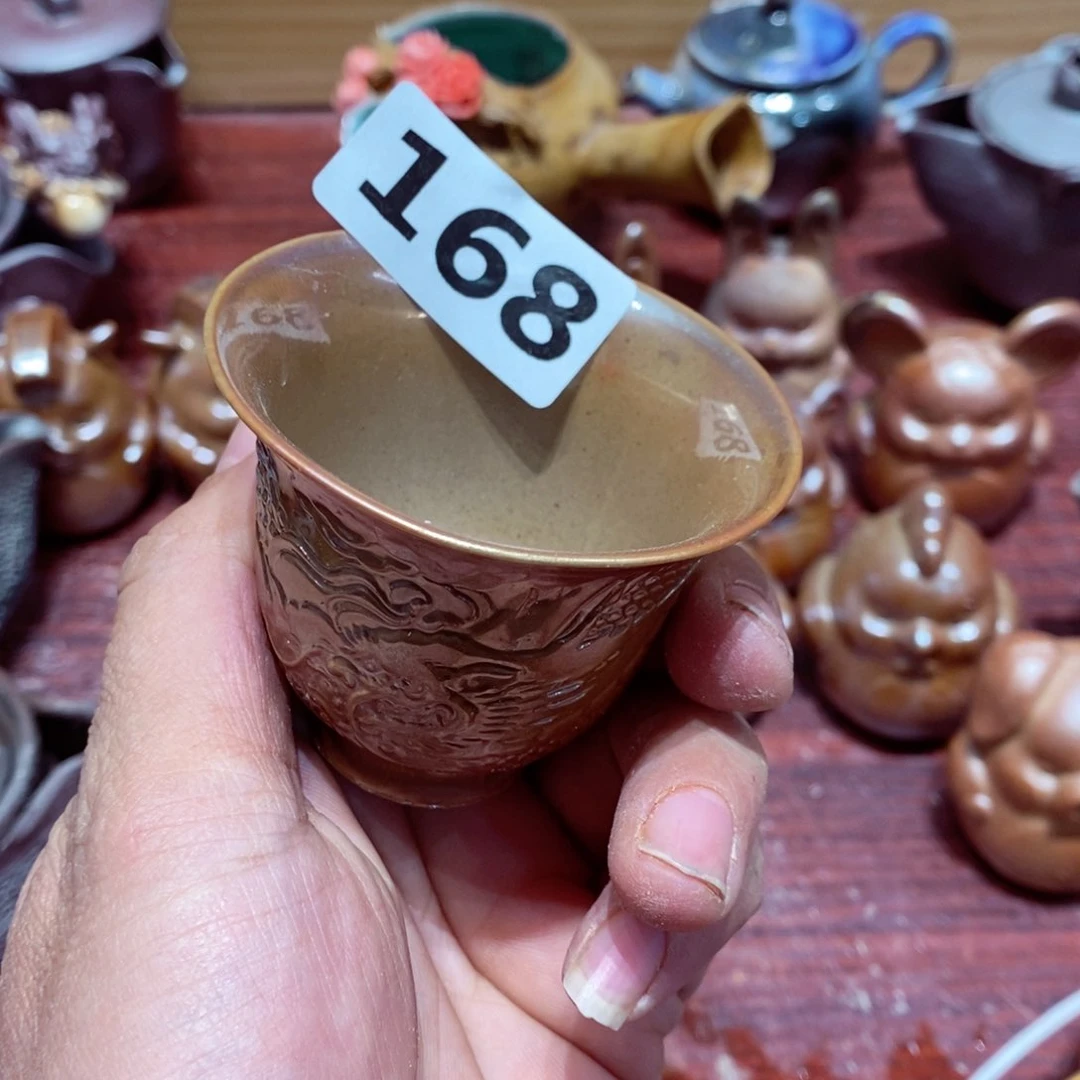 柴烧茶具套杯子家用