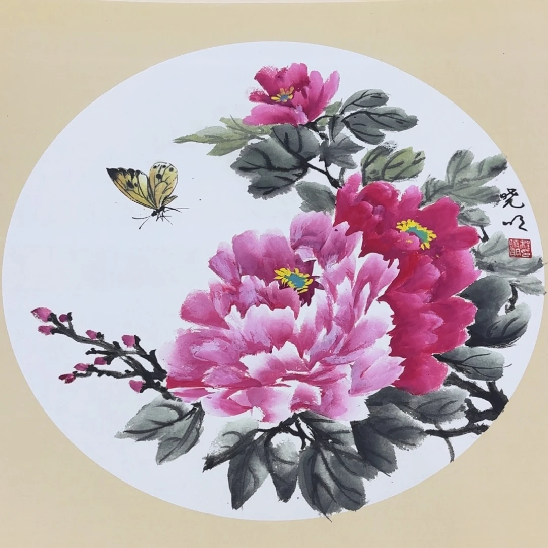 国画50-50卡纸作品艺