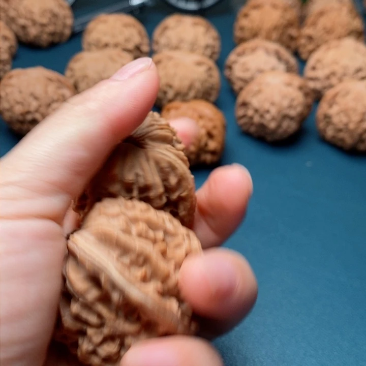 文玩核桃把件45四座楼