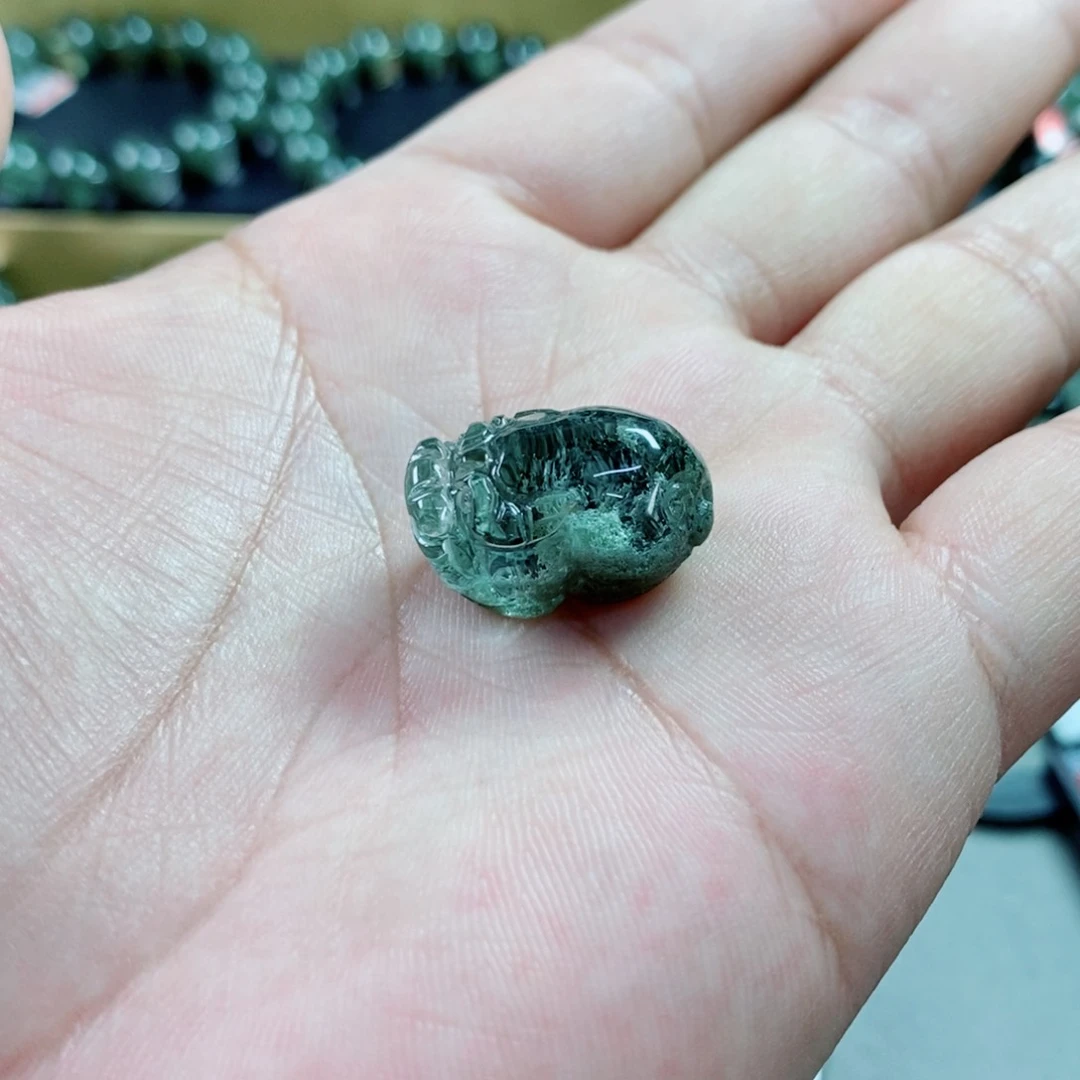 水晶手串未镶嵌E****y绿幽灵貔貅