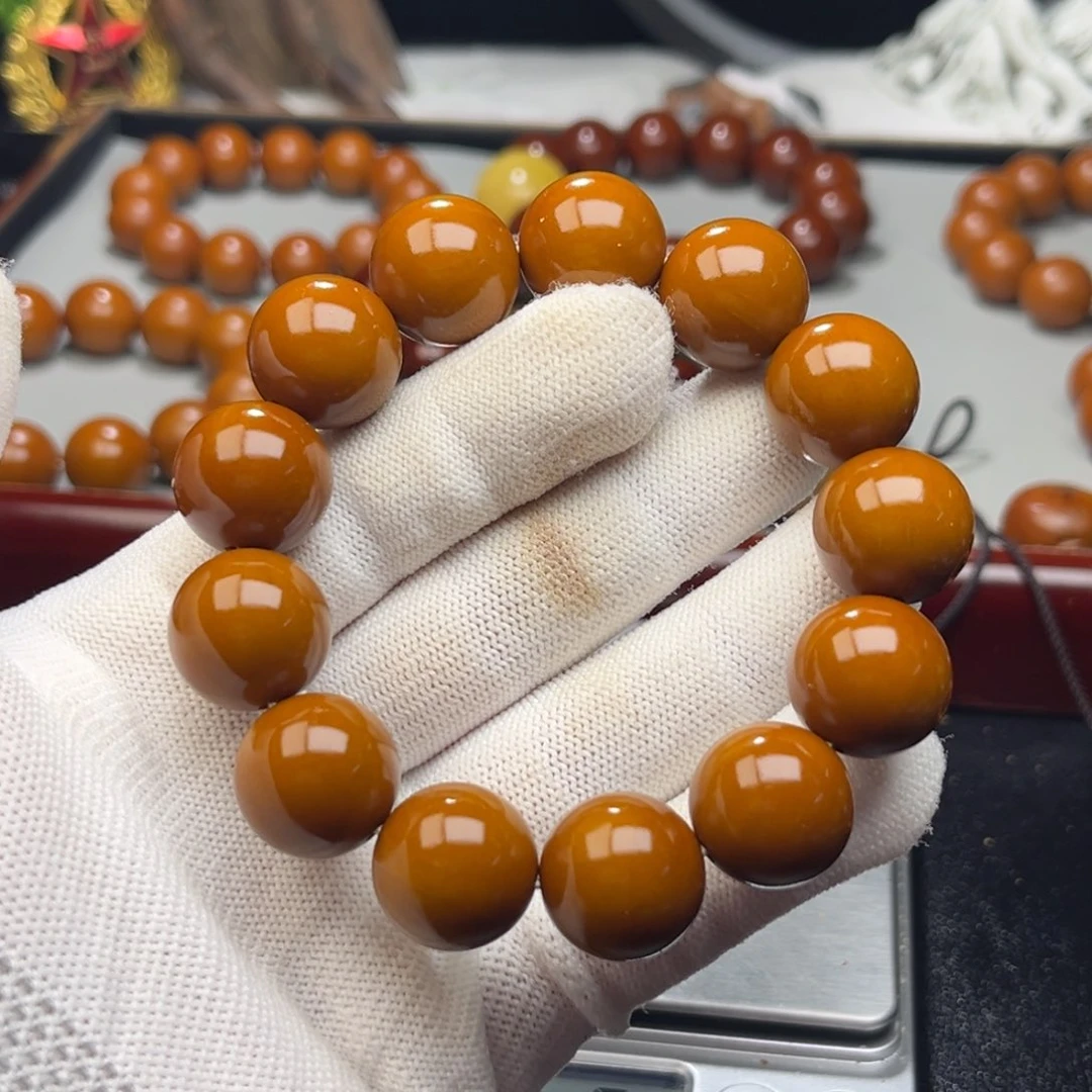 橄榄核手串平***辛1.69+树王精品铁核 小孔