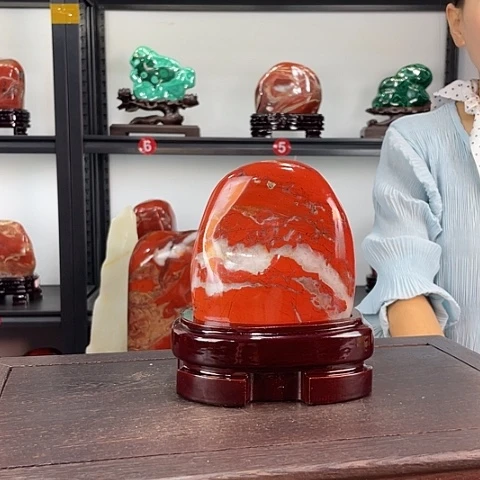 南非红碧玉南非红碧玉摆件家居装饰