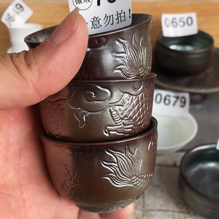 陶杯子柴烧纯手工789