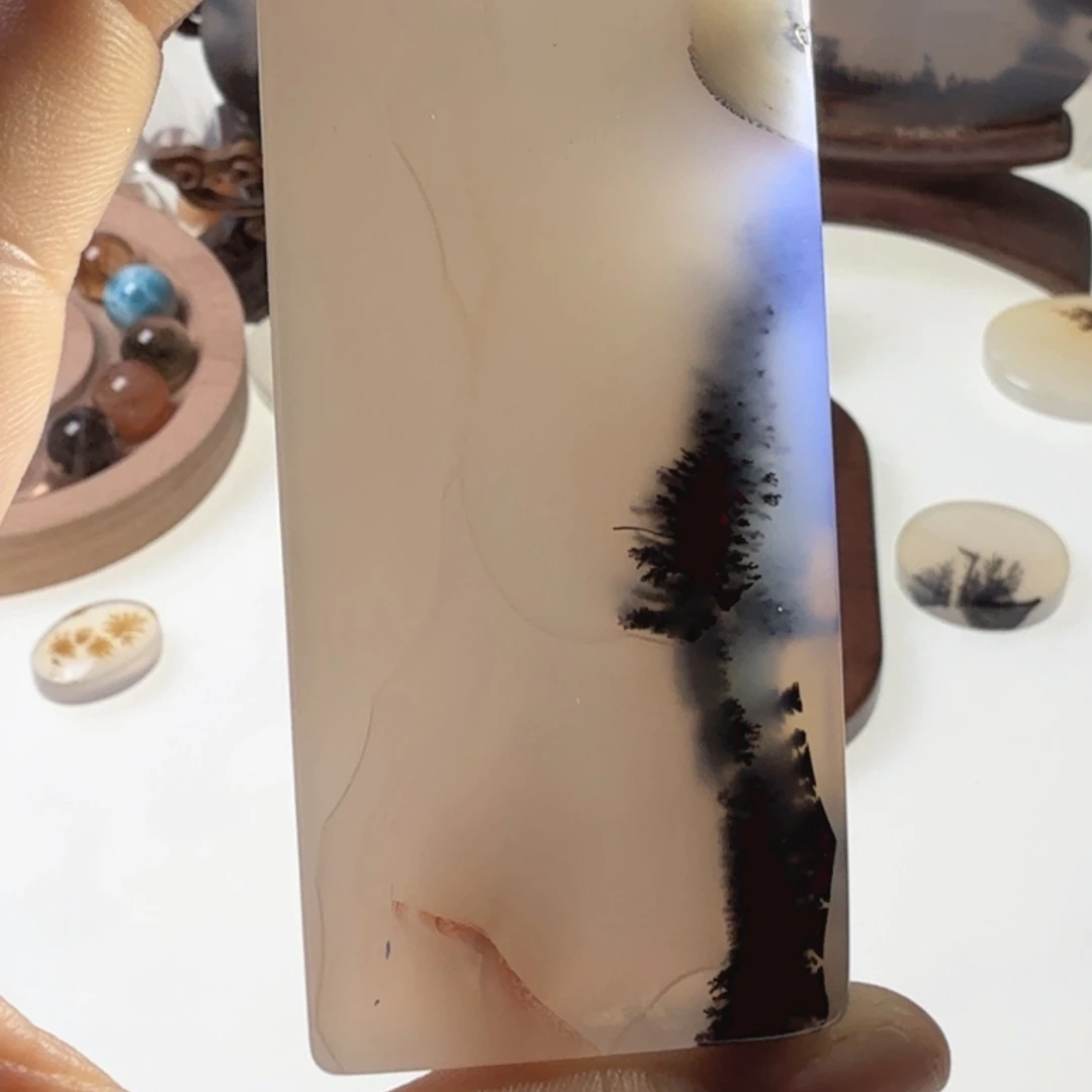 未镶嵌玛瑙/玉髓珠宝半成品