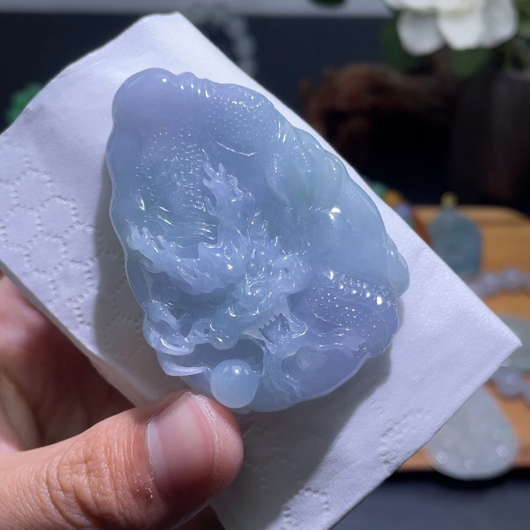 定制翡翠未镶嵌吊坠