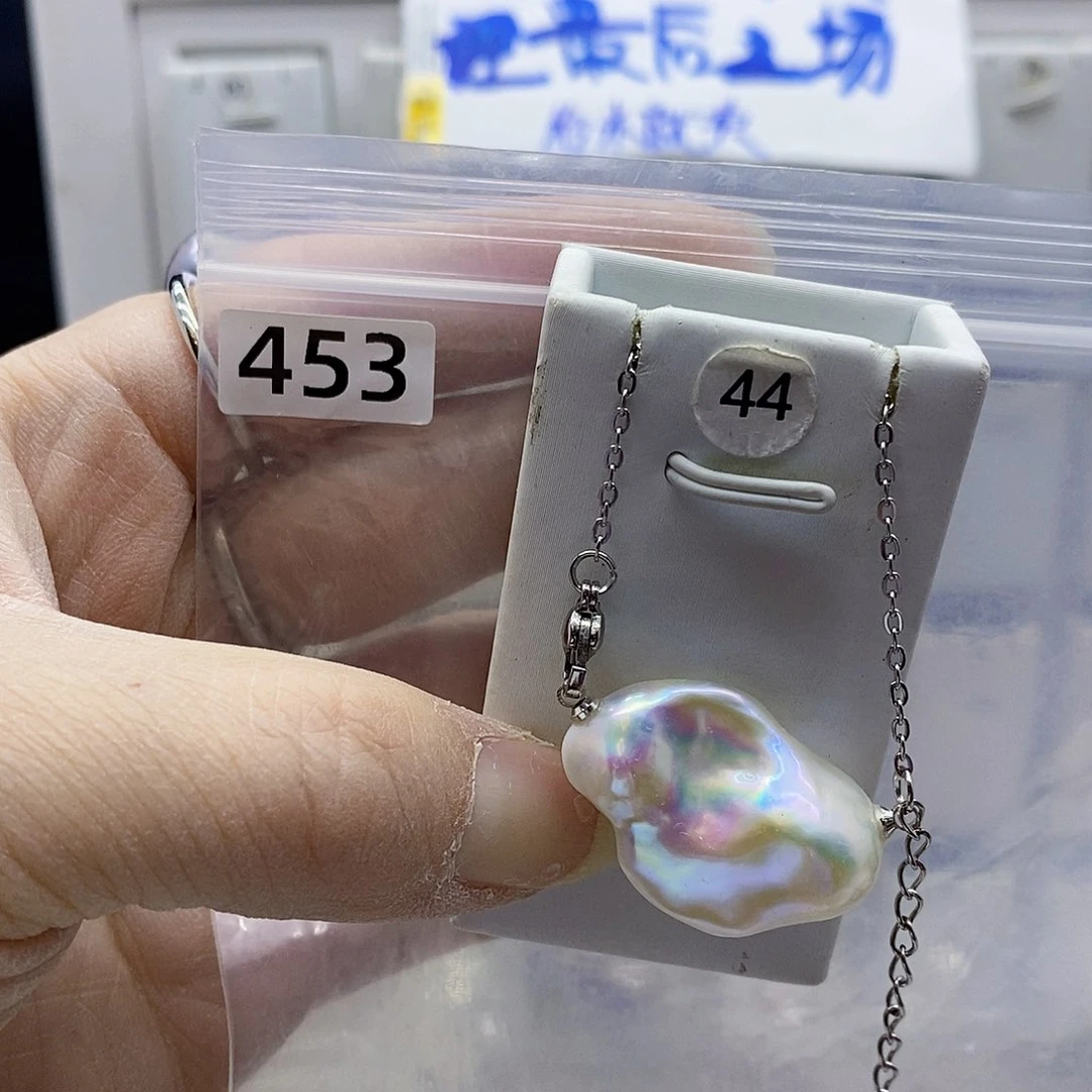 颈饰合金淡水珍珠