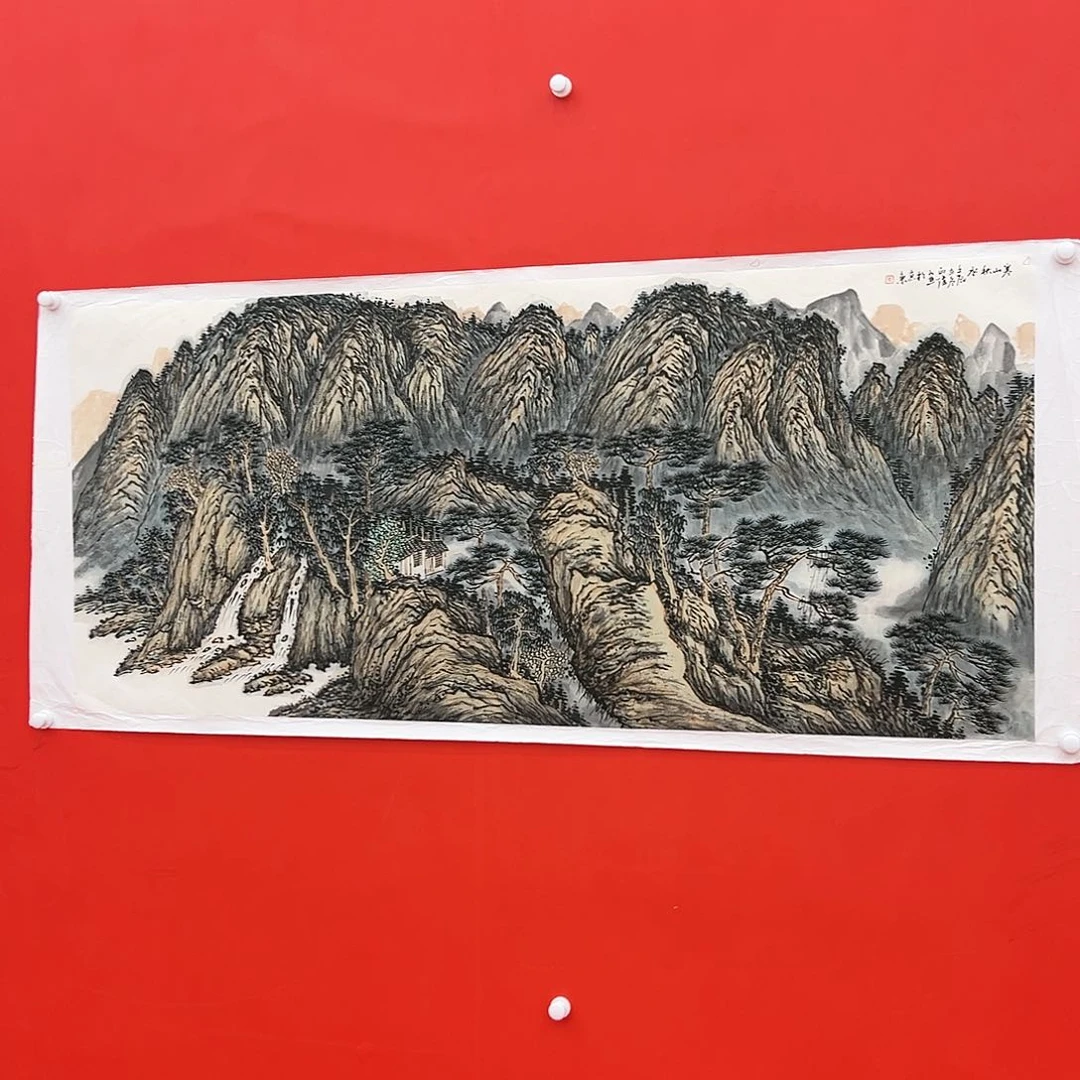 国画李西伟展览原作