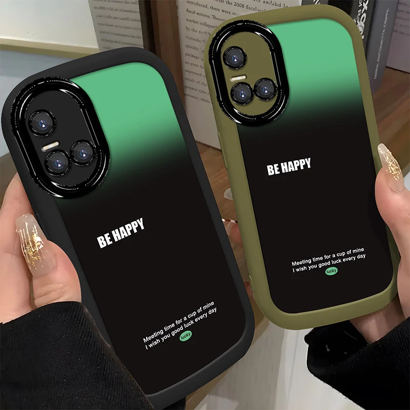 适用于【VIVO】S10/S10Pro个性绿黑渐变英文简约硅胶防摔手机壳