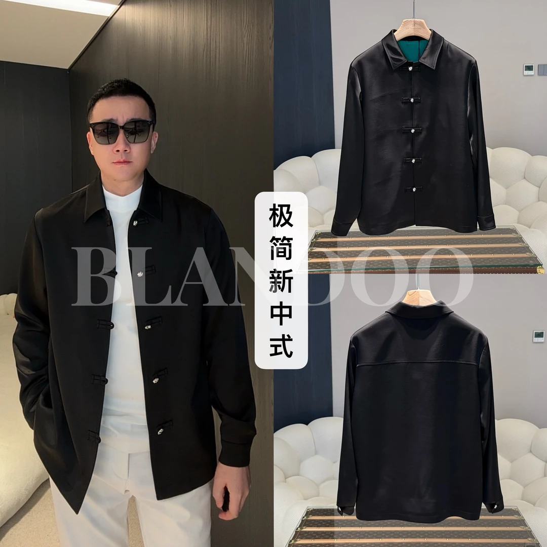 BLANDOO "气质新中式”  男士简约高品质夹克外套8BD302