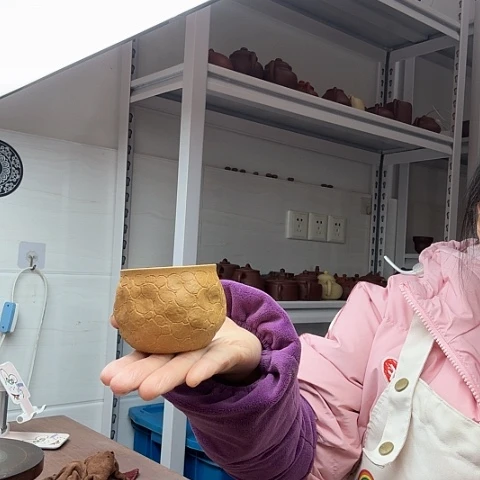 段泥欣怡手制全手工供春主人杯