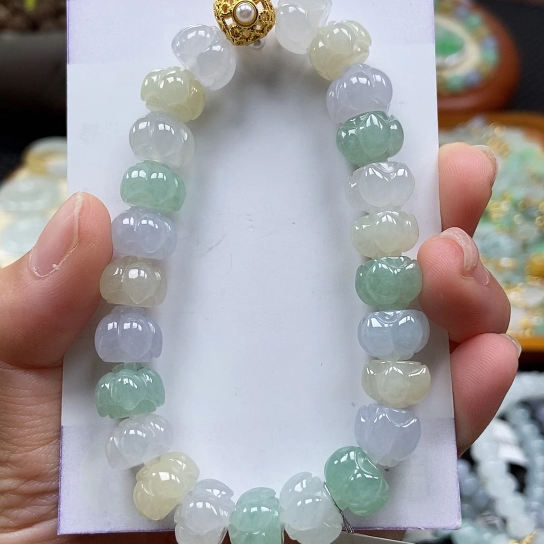 未镶嵌挂件翡翠珠链