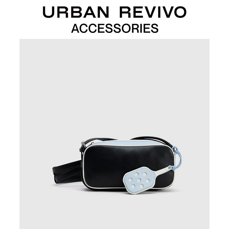 URBAN REVIVO2025秋季新款女运动少女风单肩斜挎包UAYB50061