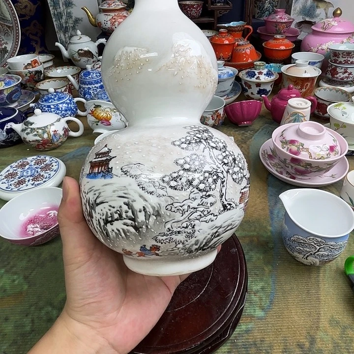 摆件景德镇陶瓷老厂瓷25