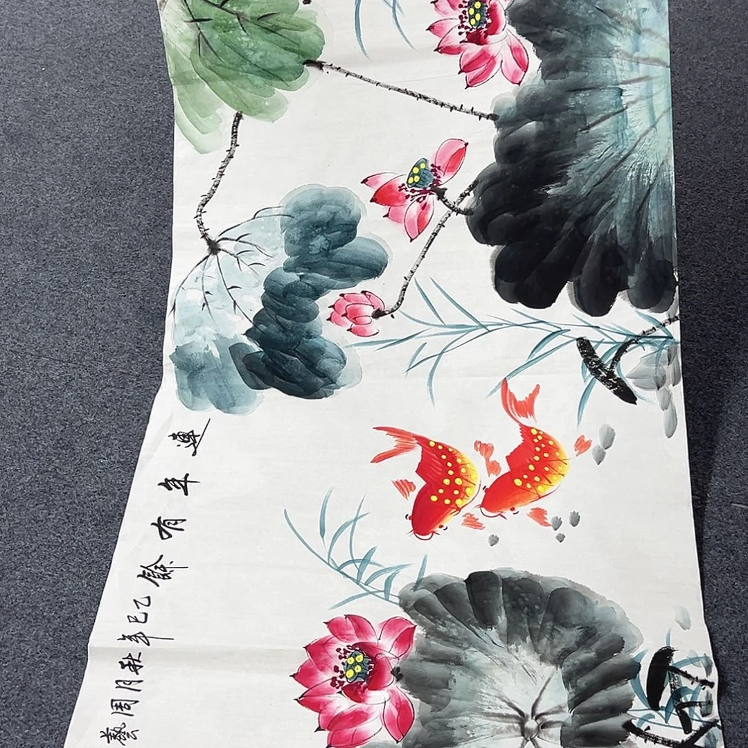 国画事事顺心如意万事如意万事