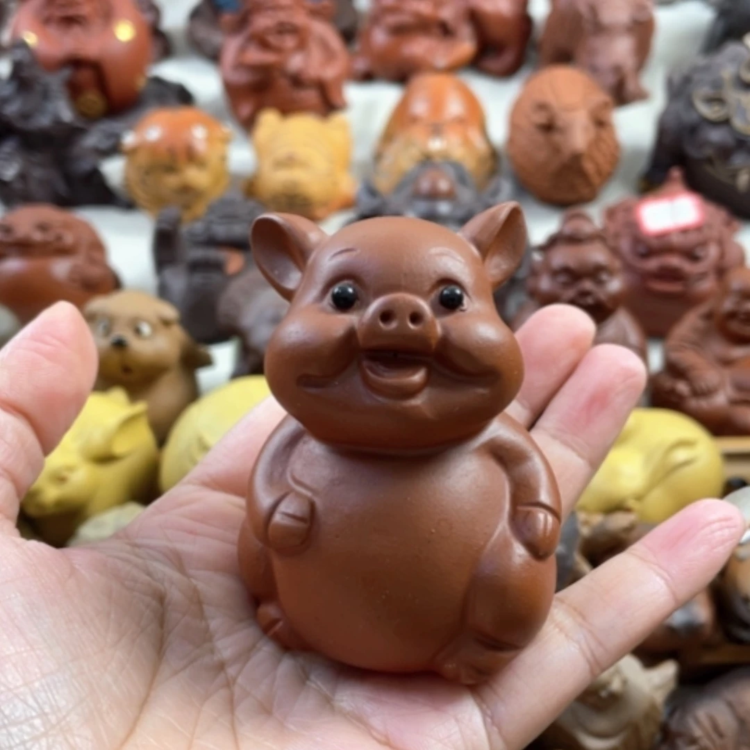 【闪购商品】紫砂茶宠紫砂小猪