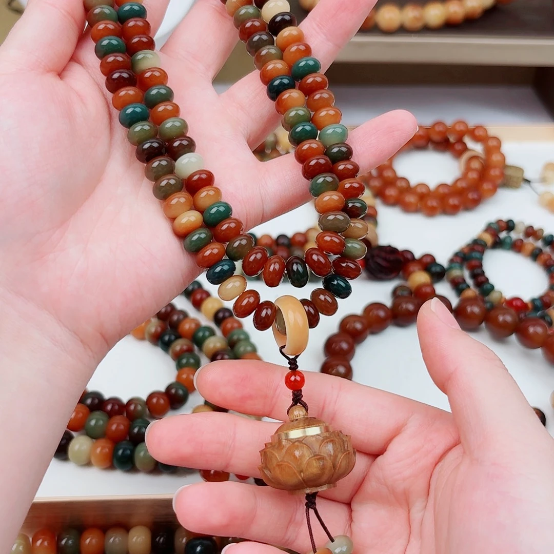 吊坠菩提根/象牙果小敦煌成品108