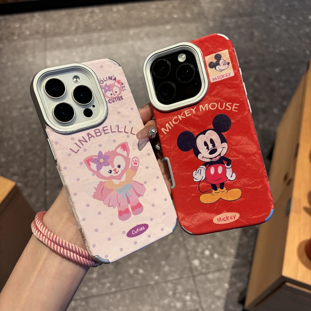 飞虎胜卡通雪莉玫米奇适用苹果16Promax手机壳华为oppo小米vivo套