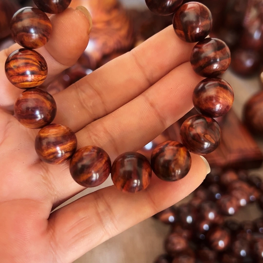 青***露手串/手链黄花梨/降香黄檀