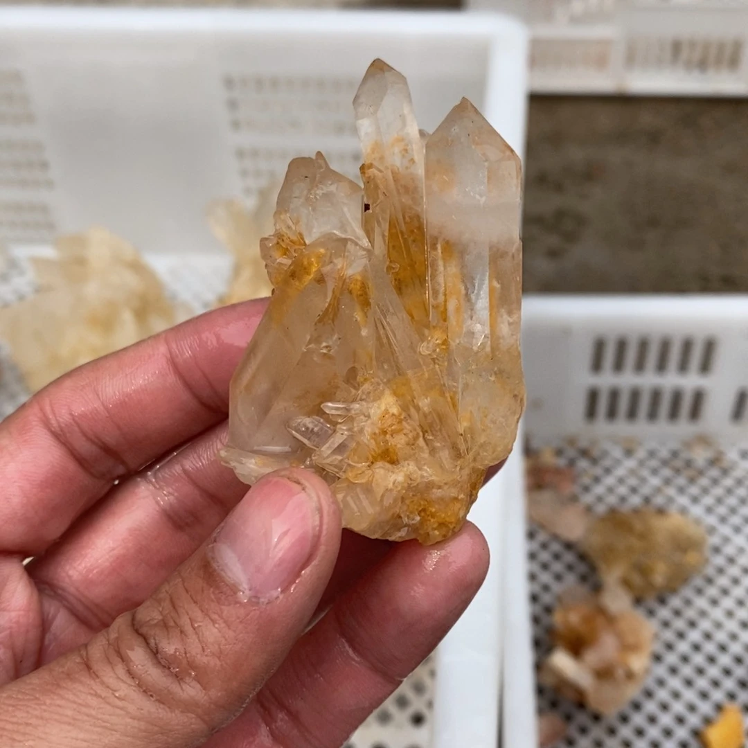 水晶水晶原石摆件未镶嵌鑫*瑚