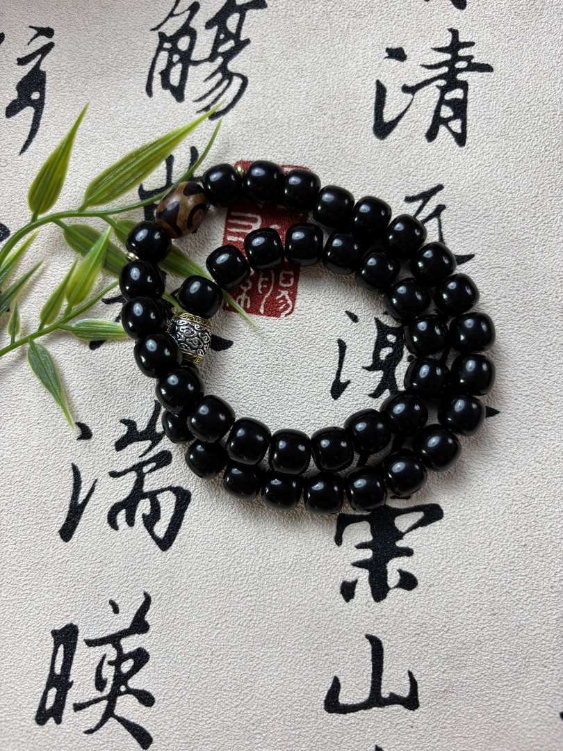菩提藏式配珠双圈手串-无礼盒-V139