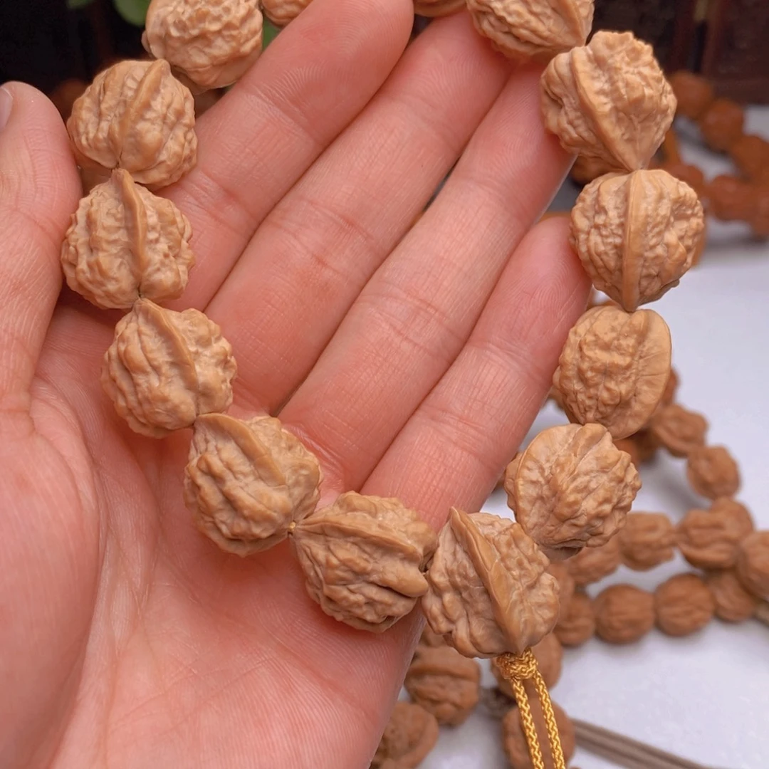 桃核手串蛤蟆头尺寸19三通款