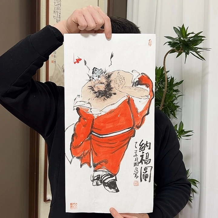 国画唐国良  手绘原创