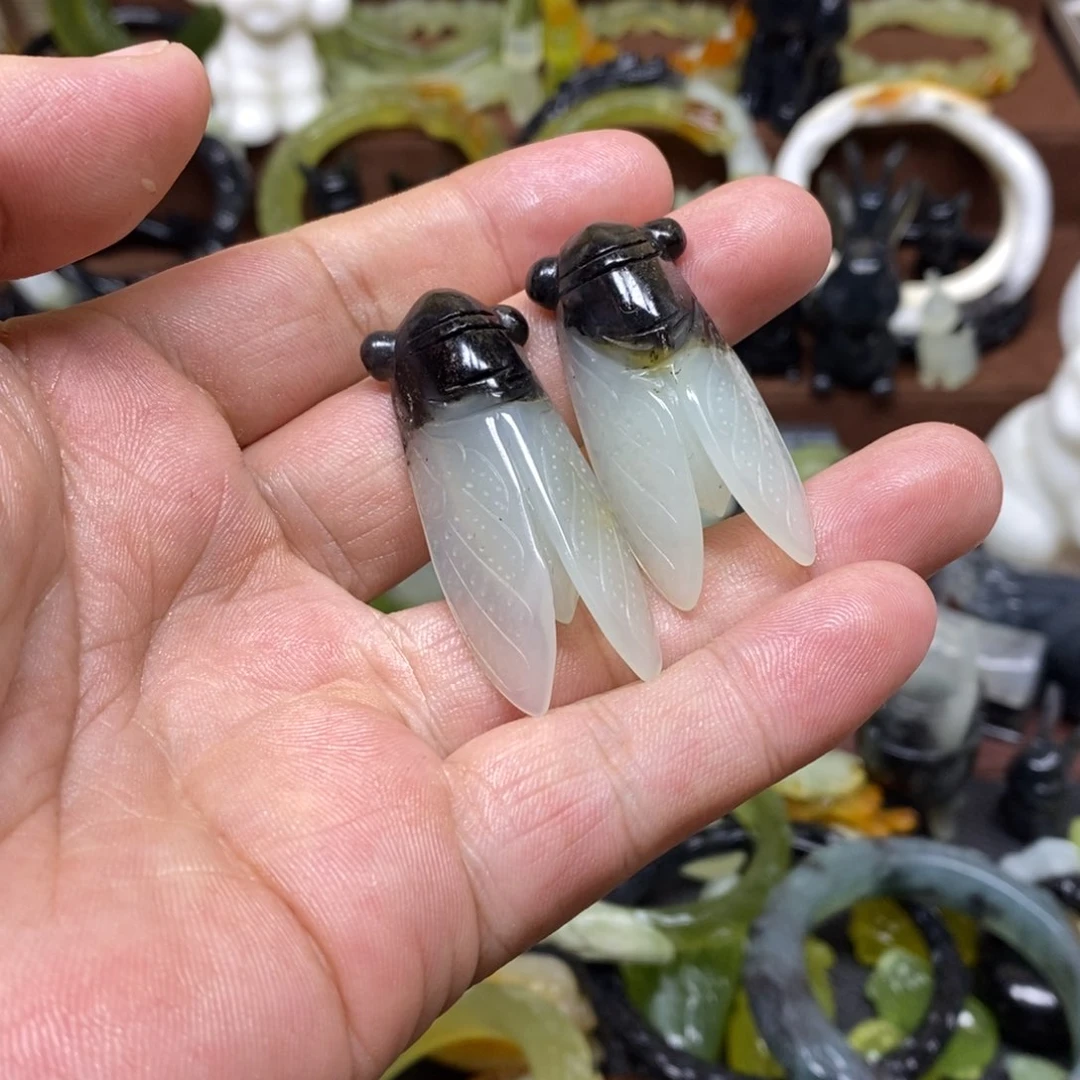 蛇纹石玉吊坠(赠链)未镶嵌J****~